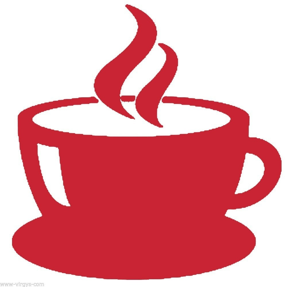High-quality   Sticker Cuisine Tasses À Café Fumant Home Decor Sticker Decals