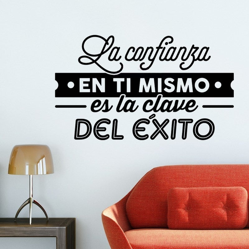 2018 NEW  Vinyl Wall Stickers Spanish Quote Letterings Wall Decals