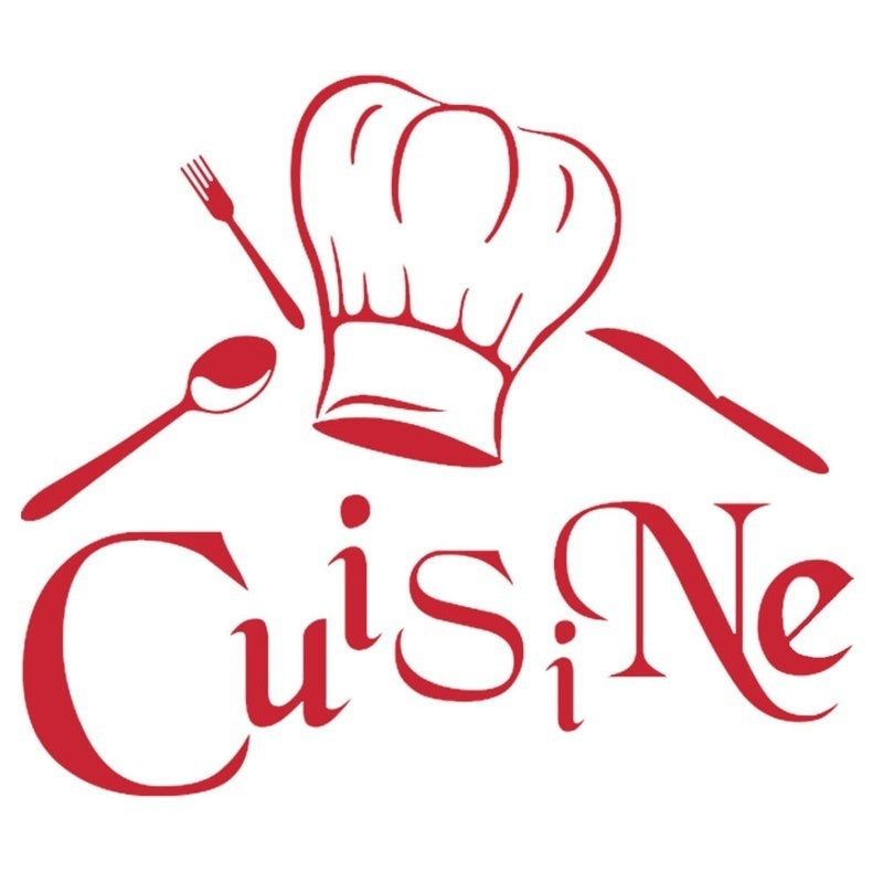 Large Size French Cuisine Kitchen Wall Sticker