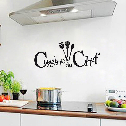 Fashion  CUISINE DU CHEF - French Kitchen Stickers Cuisine Vinyle Deco