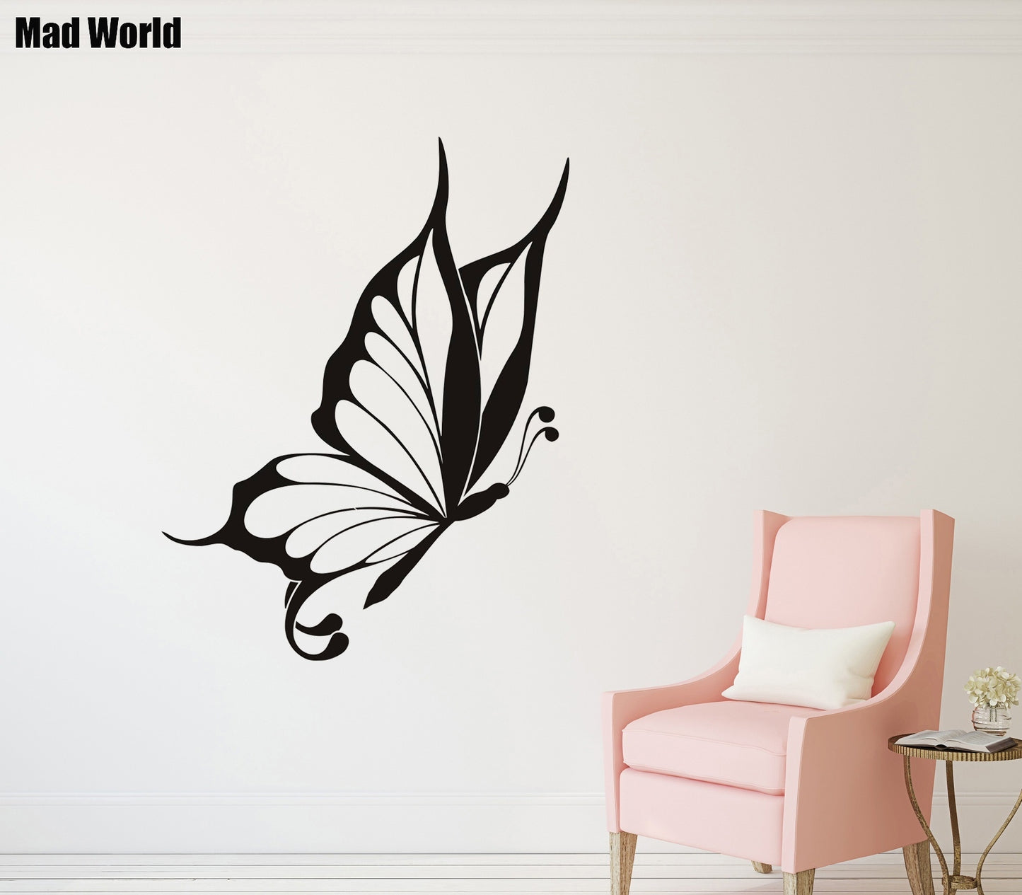 Hot   Butterfly Animal Silhouette Wall Art Stickers Wall Decal Home DIY Decoration Wall Mural Removable Room Decor Wall Stickers