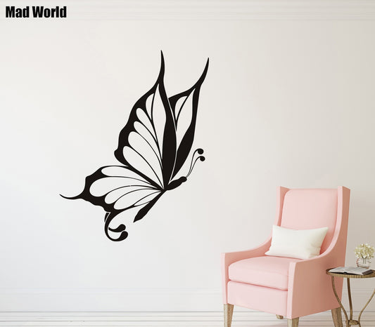 Hot   Butterfly Animal Silhouette Wall Art Stickers Wall Decal Home DIY Decoration Wall Mural Removable Room Decor Wall Stickers