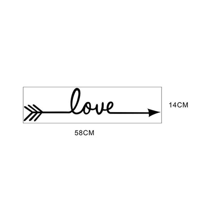 Fashion   Love on Arrow Wall Decal Vinyl Sticker