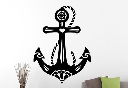 Hot   Anchor Wall Decal Vinyl Sticker Home Interior Design Living Room Decor Ocean Wall Art Murals Removable Stickers 2anzz
