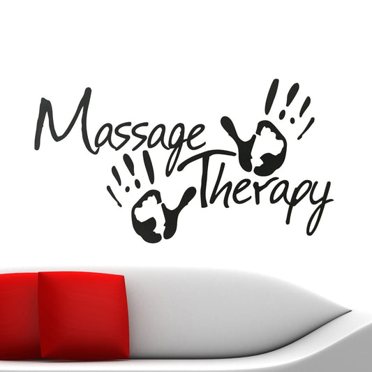 High-quality   Massage Therapy Spa Salon Wall Art Stickers Wall Decal Home DIY Decoration Wall Mural Removable Room Decor Wall Stickers
