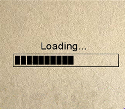 Hot Loading Bar Decorative Carving Vinyl Wall Decal Sticker Art for Home Window Decoration