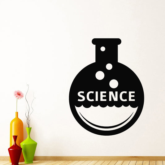New Fashion  Science Bubble Silhouette Wall Art Stickers Wall Decal Home DIY Decoration Wall Mural Removable Room Decor Wall Stickers