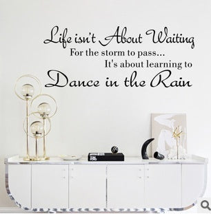 Hot   dance in the rain wall stickers home decoration bedroom wallpaper wall art decor wall sticker murals arts