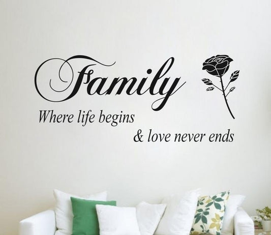New Fashion  wall sticker Family stickers manufacturers fine carved quality assurance reasonable price level  stickers for home deco vinyl