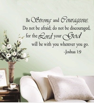 Religious Wall Quotes Words Letters Art Decals Home Decor Removable Wall Sticker