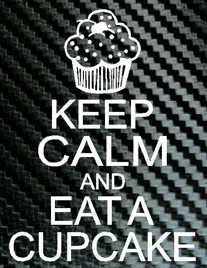 High-quality Keep Calm and Eat A Cupcake Funny Car Laptop Decal Vinyl Sticker