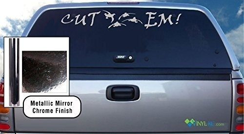 High-quality  Duck Hunting Windshield Decal - Cut Em! Car Decal Stickers