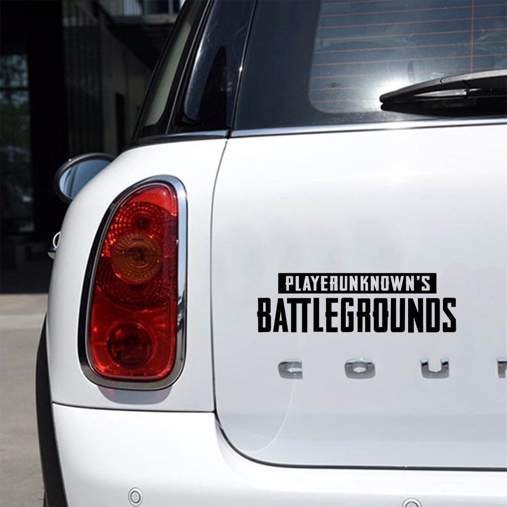 1PC 25*20cm PUBG Playerunknown's Battlegrounds Winner Winner Chicken Dinner Car Stickers Vinyl Decals Car Styling Accessories