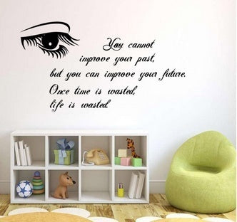 Beautiful Eyes home decoration inspirational saying quote creative wall decal removable vinyl wall sticker