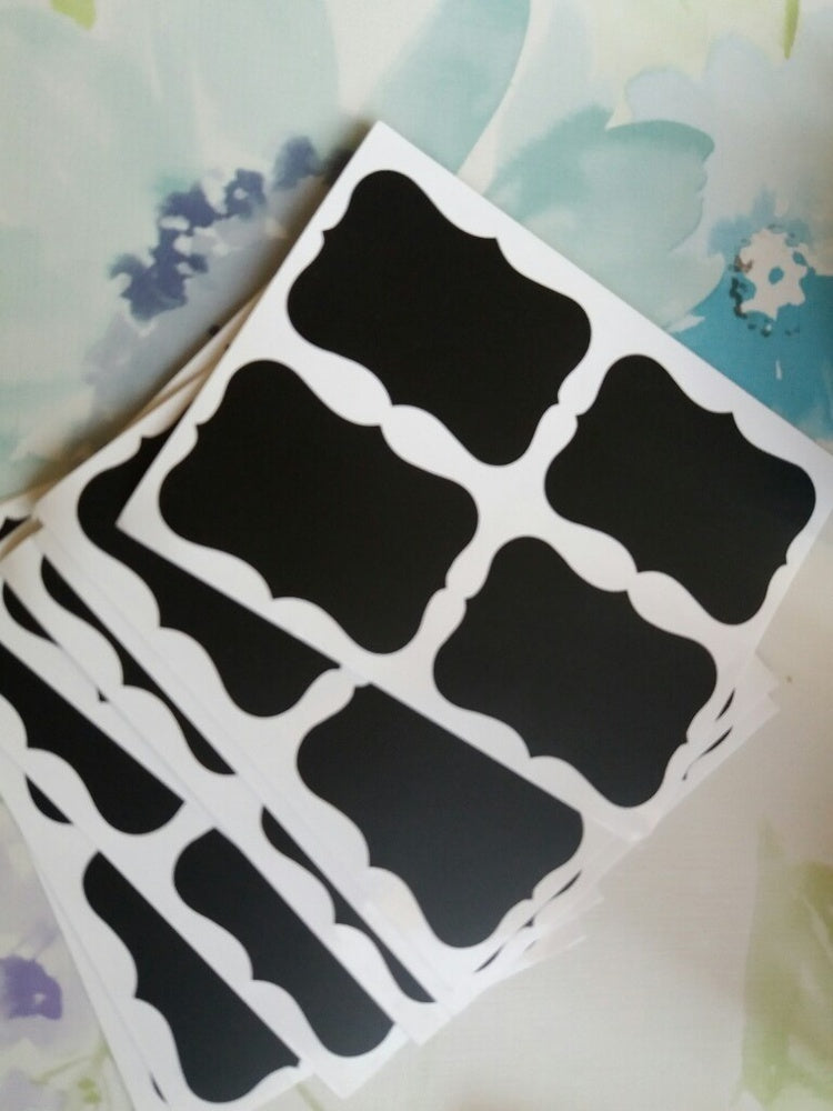 2018 NEW  36 Pcs/Set Chalkboard Blackboard Chalk Board Stickers Craft Kitchen Candy Jar Labels for Kitchen Office School