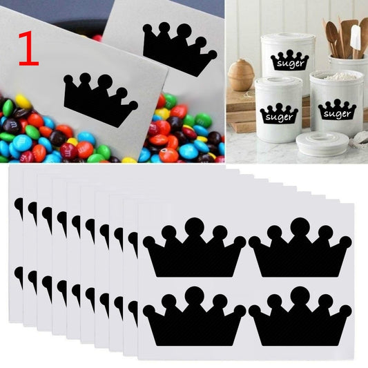 2018 NEW  36 Pcs/Set Chalkboard Blackboard Chalk Board Stickers Craft Kitchen Candy Jar Labels for Kitchen Office School