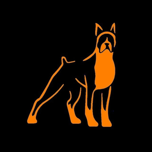 New Fashion   12.9*15.2 cm Home Decorations Vinyl Decal Car Stickers Window Sticker Waterproof Sticker Jdm Saluki Boxer Dog Puppy