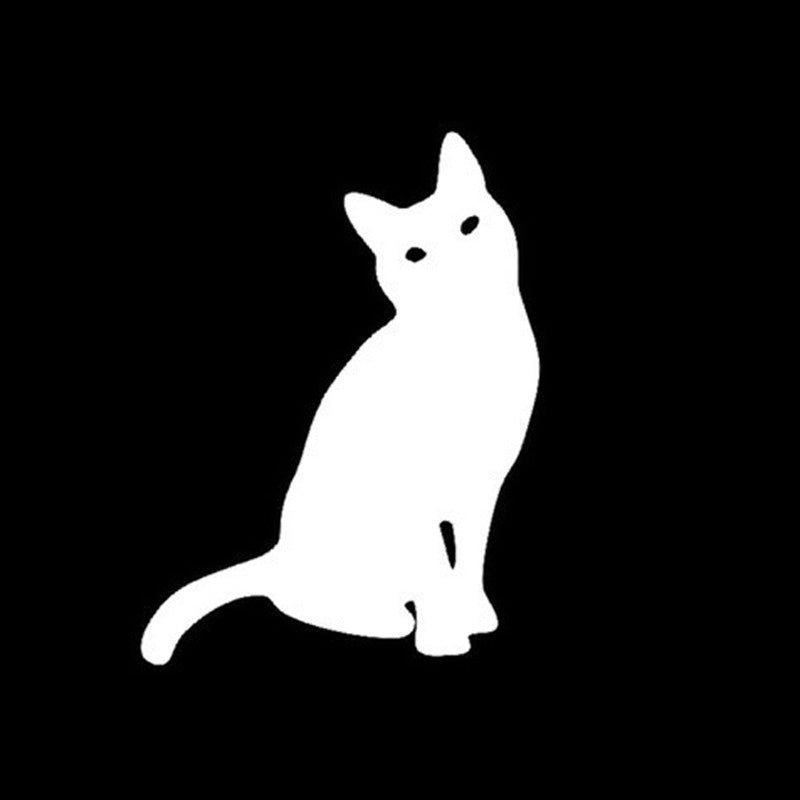 High-quality   11*15CM Cartoon Cat Car Stickers Cute Animal Pet Cat Motorcycle Stickers Decals