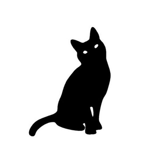 High-quality   11*15CM Cartoon Cat Car Stickers Cute Animal Pet Cat Motorcycle Stickers Decals