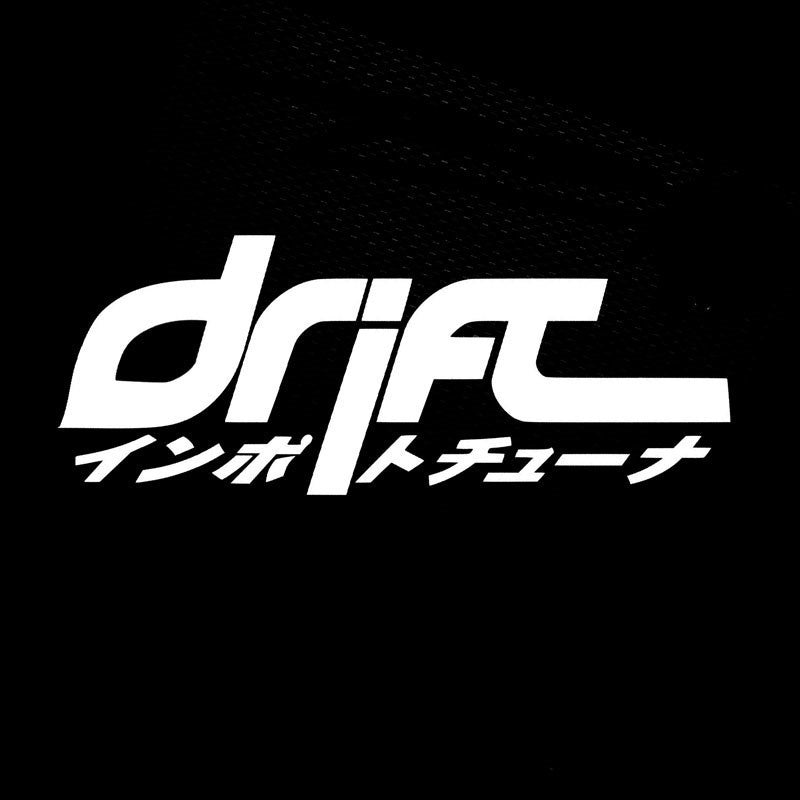 New Brand   15.2*6cm Japanese Writing Text DRIFT  Car Decal Car Styling Stickers Accessories 6 Colors