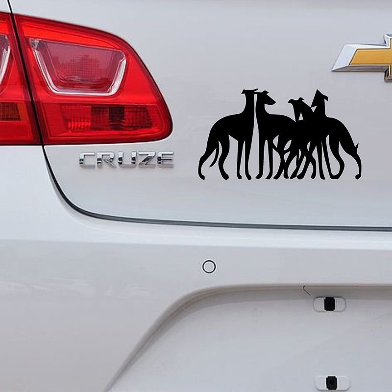 2018 NEW   20*10CM United Fight Team Greyhounds Dog Pets Deep Friendship Car Sticker for RV Truck Window Bumper Kayak Car Decor Vinyl Decal