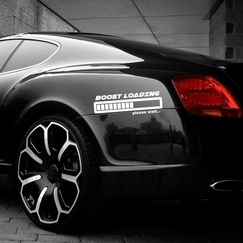 Boost Loading Please Wait Car Sticker