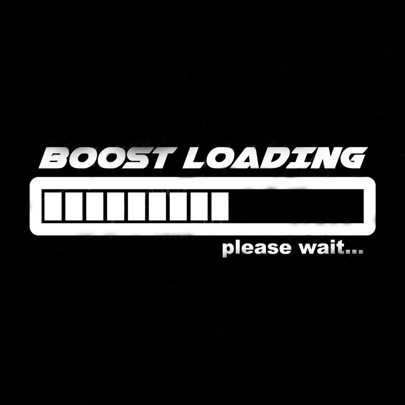Boost Loading Please Wait Car Sticker