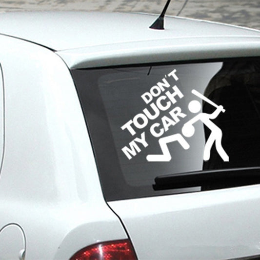 Fashion   DONT TOUCH MY CAR Sticker Vinyl Funny Humor Sticker Car Truck Window Body Decal