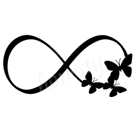 New Hot 18.7*9.2cm Cute Butterfly Window Door Car Sticker Laptop Black Vinyl Decal Stickers Decor