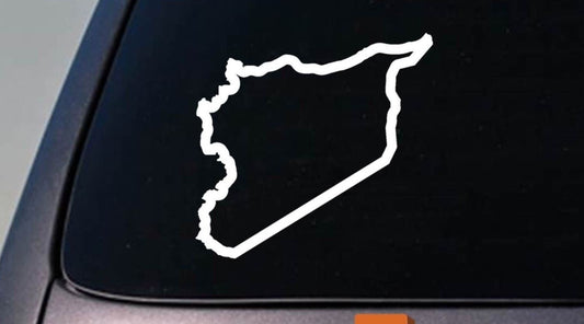 New Hot SYRIA country sticker truck car window laptop vinyl decal 6" sticker Car Sticker