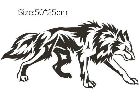 New Fashion   Personality Wolf Totem Car Stickers Car Body Car Styling Removable Waterproof Stickers