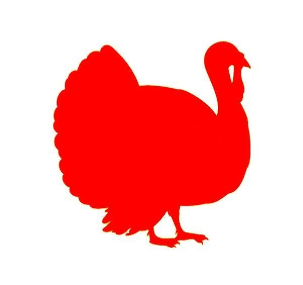 Hot   13 Cm * 13 Cm Turkey Thanksgiving Hunt Hunting Graphic Car Window Vinyl Decal Truck SUV Bumper Kayak Canoe Wall Art Sticker