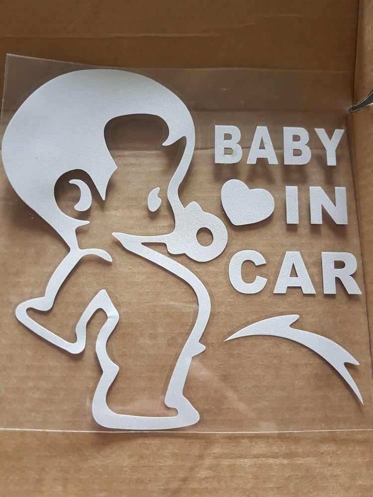 Hot Lovely Funny JDM Child Boys Baby In Car On Board Sticker For Window Glass Truck SUV Bumper Kayak Canoe Camping Cute Vinyl Decal