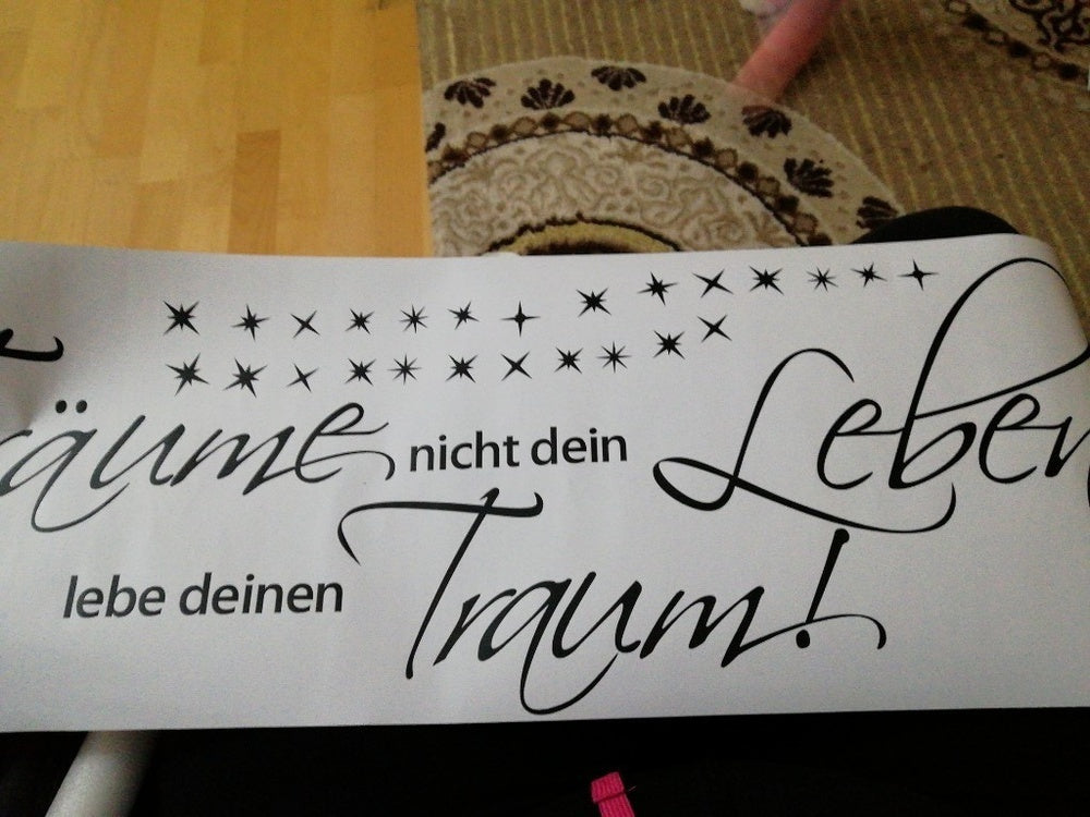 High-quality     WANDTATTOO ...  Sterne Spruch Zitat Schlafzimmer