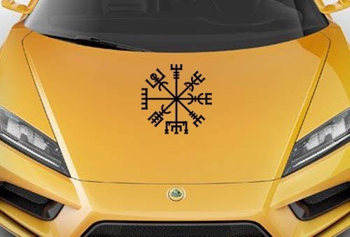 2018 NEW  Vegvisir Norse Mythology Viking Vinyl CAR DECAL Pagan Asatru Runic Compass