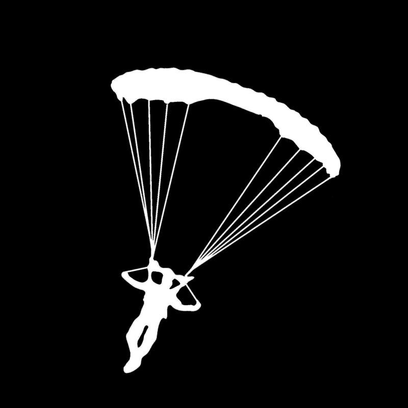 New Hot   Personality Skydiving Parachute Sticker Decal