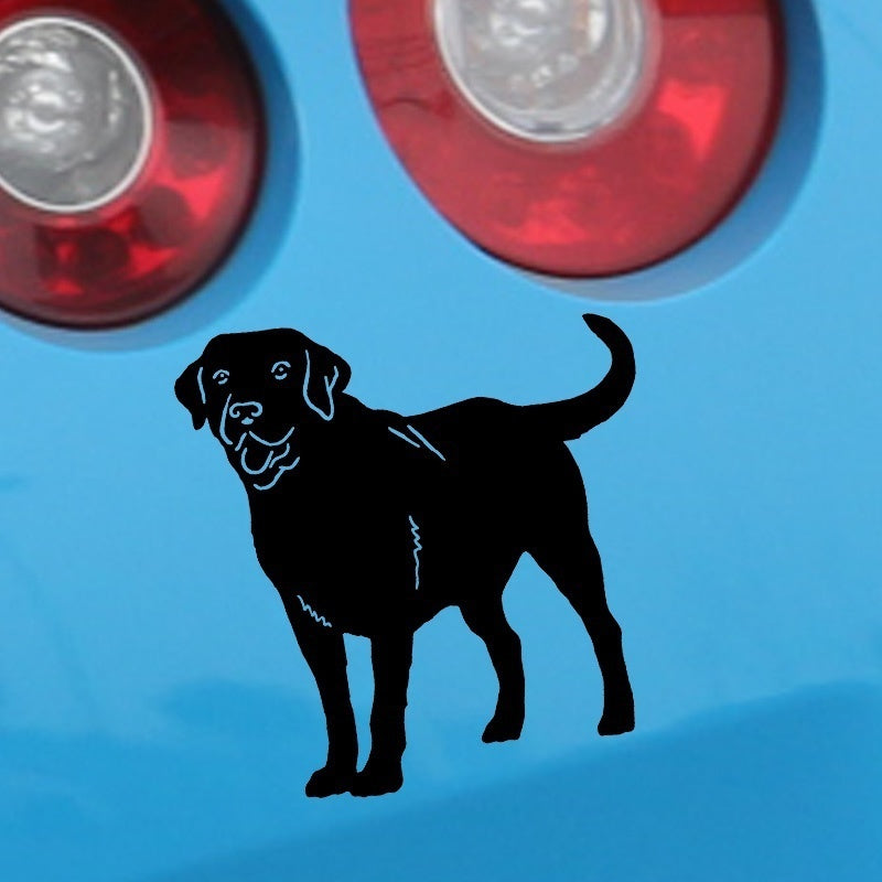 New Hot  Cute Family Pet Animal Labrador Retriever Dog Car Sticker