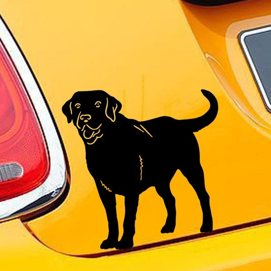 New Hot  Cute Family Pet Animal Labrador Retriever Dog Car Sticker