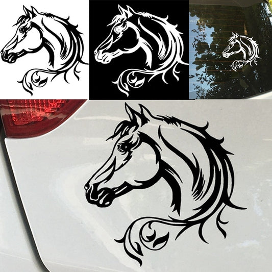 New Brand Horse Head Beautiful Animal Pattern Vinyl Car Body Decorative Decal Car Sticker