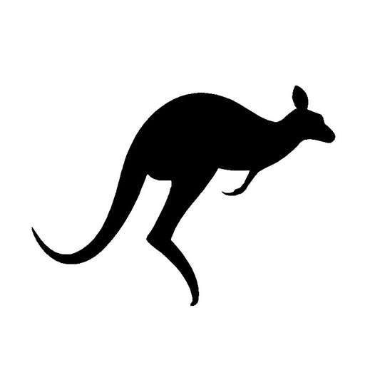 High-quality  The Rapid Jump Australian Kangaroo Cute Animal Car Sticker
