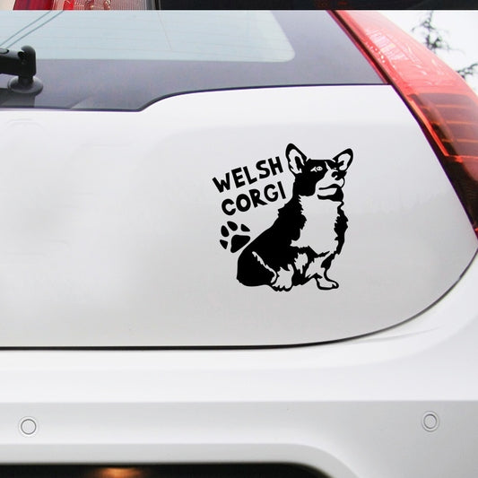 Hot  Cute Animal WELSH CORGI Dog Pet Car Sticker