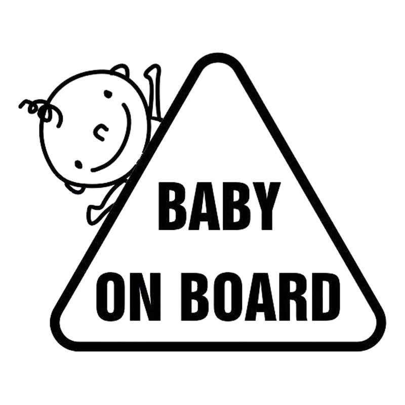 New Fashion   Car Safety Sign Decal BABY ON BOARD Lovely Child Decal