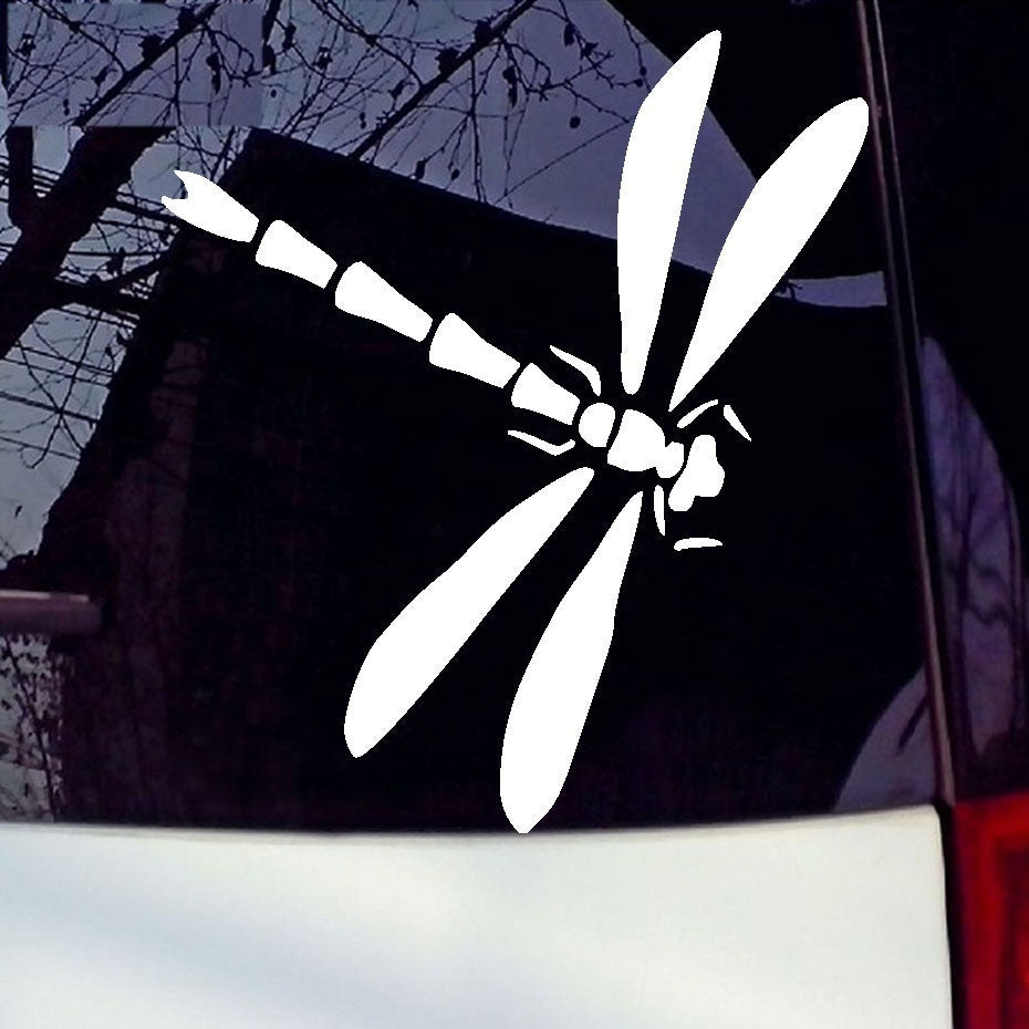 Dragonfly Silhouette Window Funny Sticker Vinyl Truck Car Decal