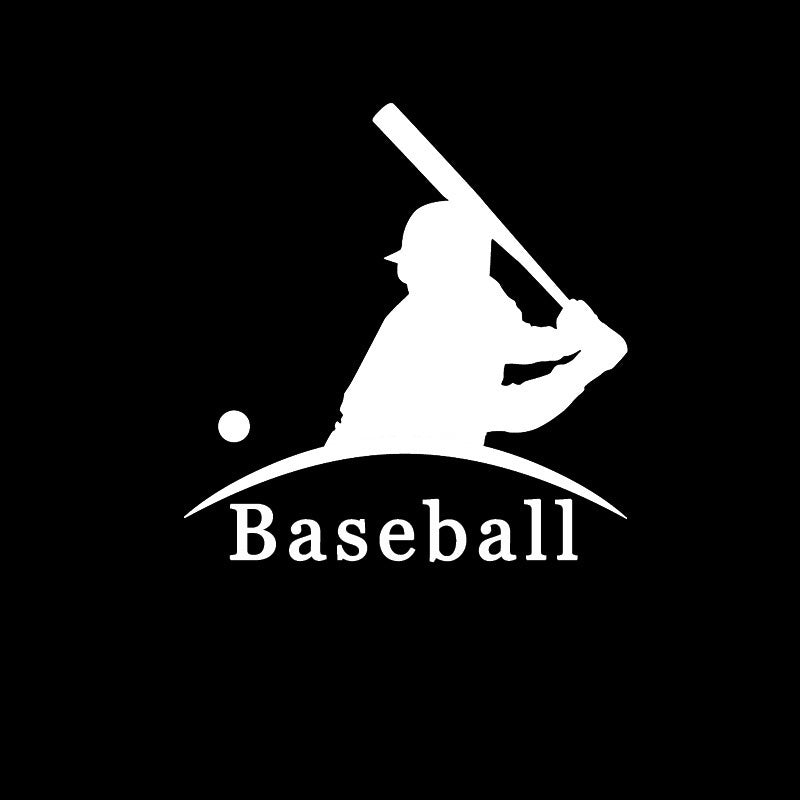 Hot  Car Styling Stickers Play Baseball Car Stickier and Decal