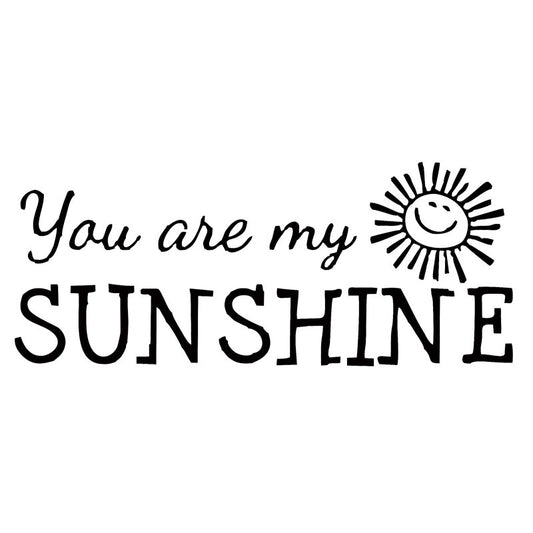 Hot   You Are My Sunshine Word Happy Vinyl Car Sticker