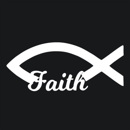 New Hot   Religious Christian Fish Faith Jesus Vinyl Symbol Car Sticker Car Truck Decals