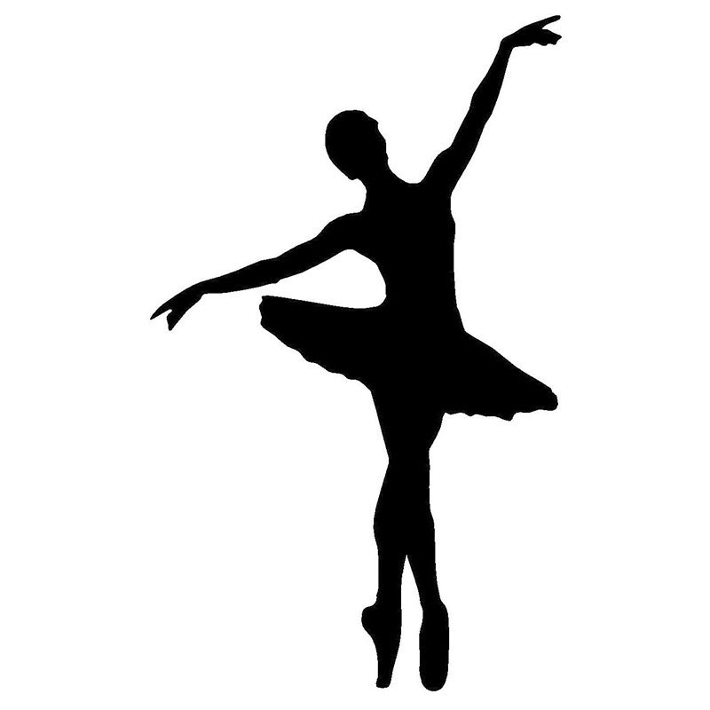 High-quality   Ballerina Ballet Dancer Funny Car Decal Sticker