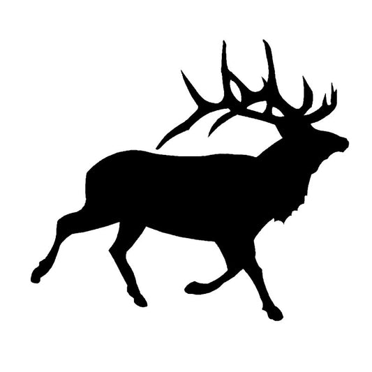 New Brand   Walking Elk Vinyl Decorative Car Sticker Hunting Waterproof Car Styling Decal