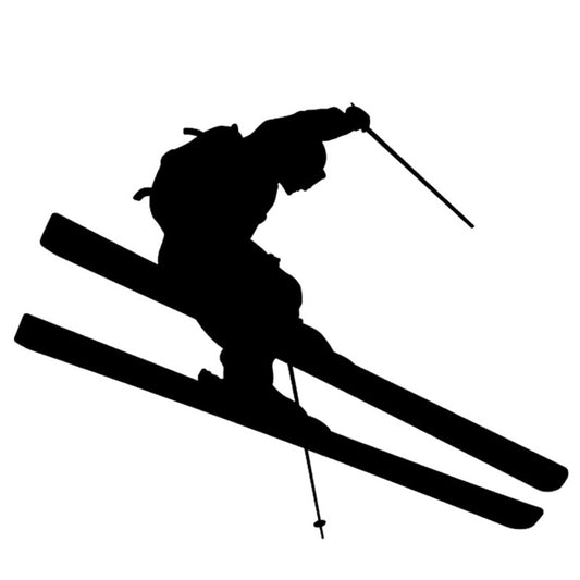 New Hot   Ski Skier Skis Car Sticker