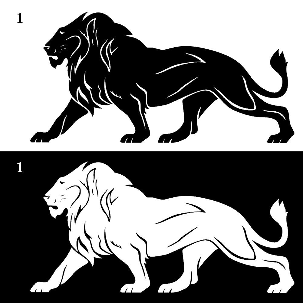 New Fashion  Car Decal The Lion Car Sticker